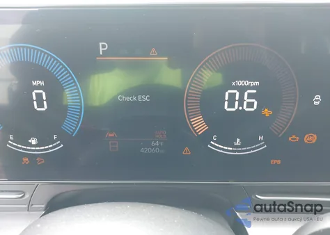 2024 Hyundai Kona Sel из США, поврежденный, VIN KM8HBCAB2RU114761